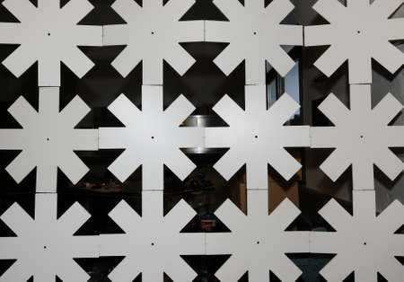 star symbol as a decorative element in the public space