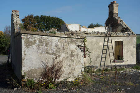 Brexit border between the Republic of Ireland and Northern Ireland in the UKの写真素材
