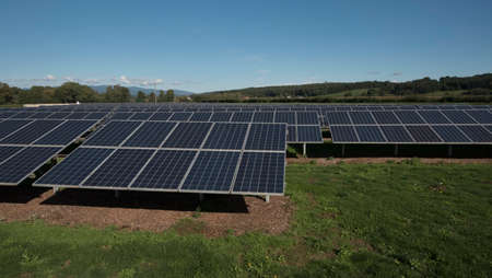 solar collector field and photovoltaics for generating sustainable energy and power