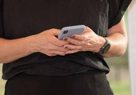 smartphone, a mobile communication device with touchscreen and rechargeable battery