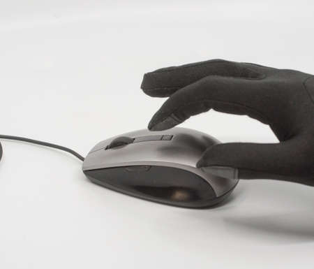 internet crime or cyber crime versus computer and online securityの写真素材