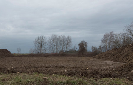 soil on a field in agriculture, usable land and arable farming