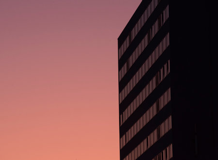 a high rise building, living and housing in the cityの写真素材