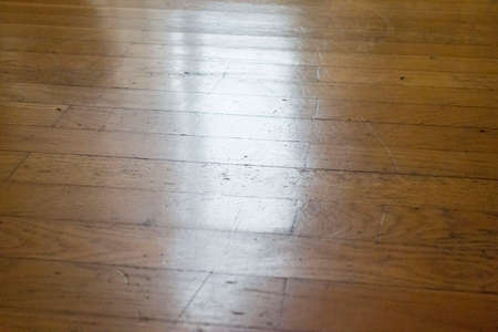 a parquet floor in a building, wooden flooring with textureの写真素材