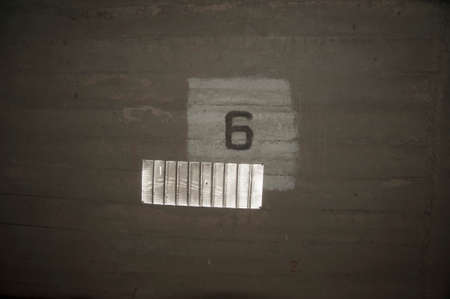 symbol of the number six or sixth, an arabic numeralの写真素材