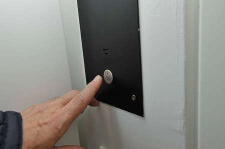 a door bell for ringing and signaling someone is at the door