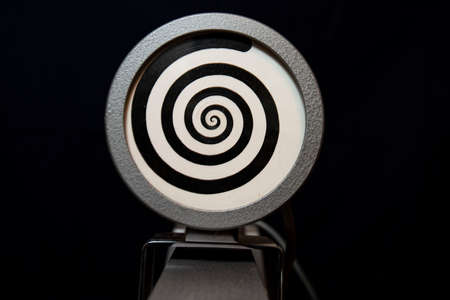 object in a spiral shape or form, pattern and texture on a surfaceの写真素材