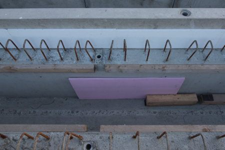 reinforcement and structural steel used in building and construction industryの写真素材