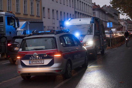 Austrian police force is like any other policeのeditorial素材