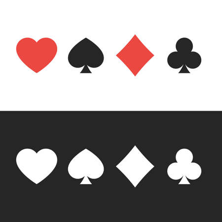 Suit of playing cards.