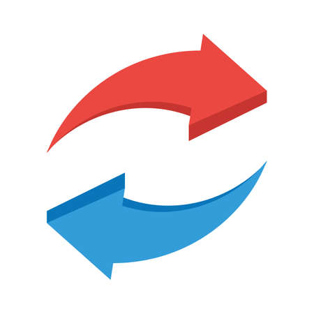 Rotation arrows iconのイラスト素材