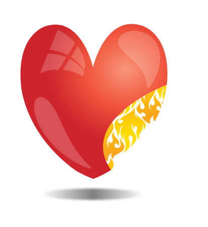 3d heartのイラスト素材