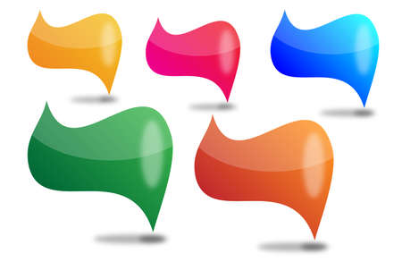 3d bubbles のイラスト素材