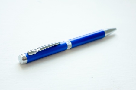 pen on white backgroundの写真素材