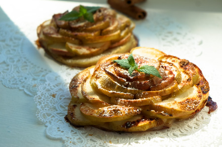 apple tartの写真素材