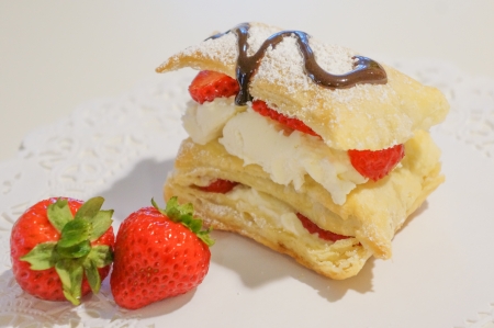 mascarpone dessertの写真素材