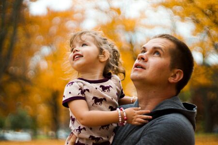 father and daughterの写真素材