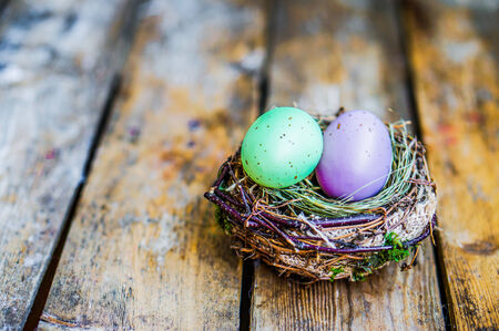 easter eggs の写真素材
