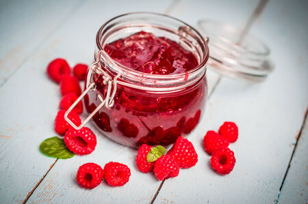 raspberry jamの写真素材