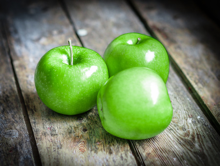 green applesの写真素材