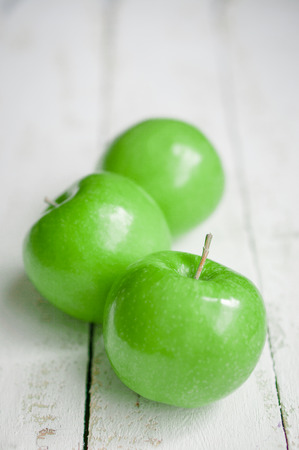 green applesの写真素材