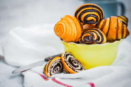 poppy seed pastryの写真素材