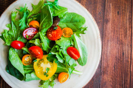 tomato saladの写真素材