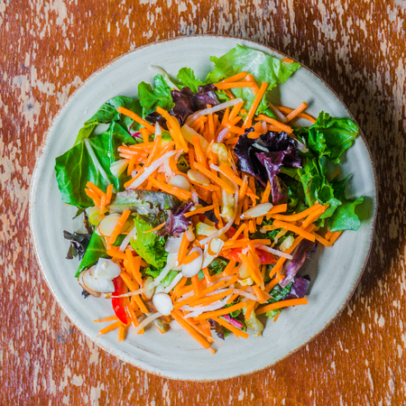 vegetable saladの写真素材