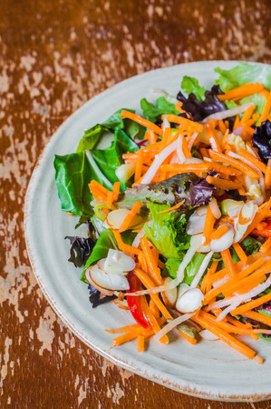 vegetable saladの写真素材