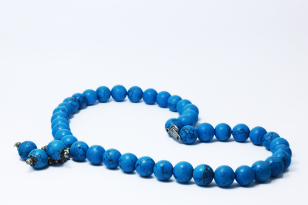 turquoise heartの写真素材