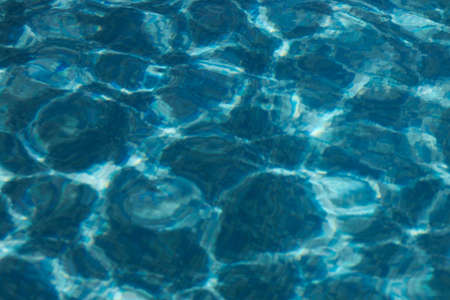 Photos of the water surface of the swimming pool in the resort to stay.の写真素材