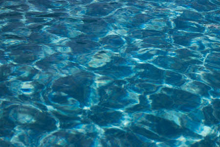 Photos of the water surface of the swimming pool in the resort to stay.の写真素材
