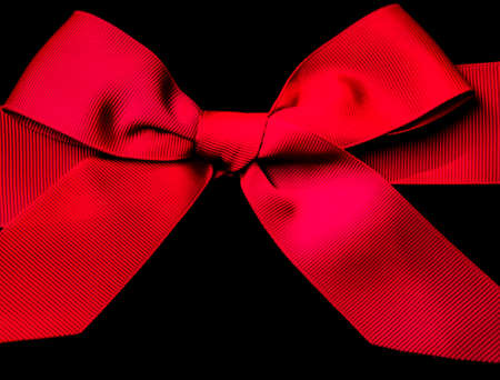 Big red bow background  の写真素材
