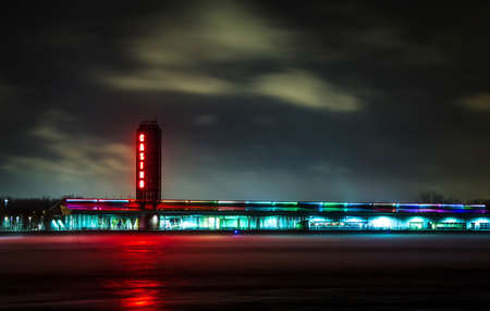 April 15, 2015. The Point Edward Casino is one of several charity casinos operated by the Ontario Lottery Gaming Commission. The casinos give a portion of their proceeds to the surrounding community.のeditorial素材