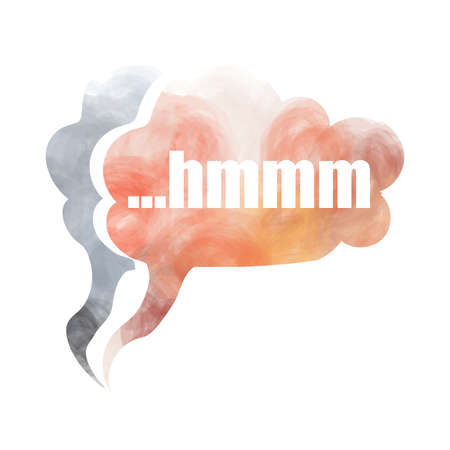 Speech Bubble with Shadowのイラスト素材