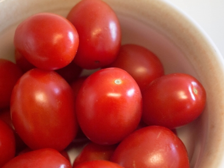Plump Grape Tomatoesの写真素材