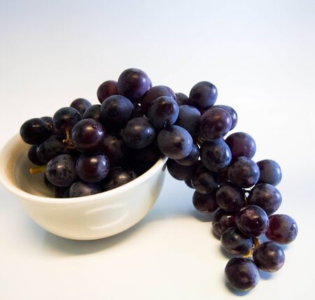 Sweet Black Grapesの写真素材