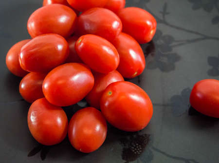 Plump Grape Tomatoesの写真素材