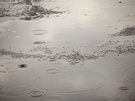 Rain On The Pavementの写真素材