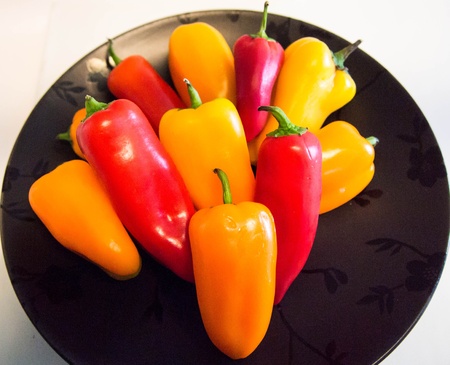Crunchy Bell Peppersの写真素材