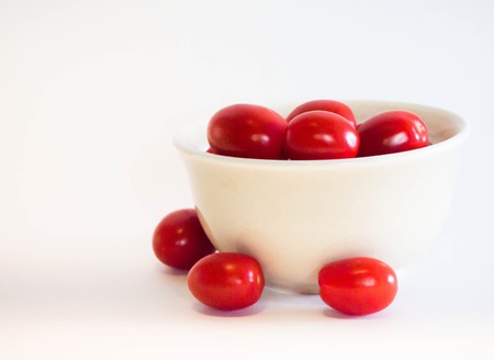 Plump Grape Tomatoesの写真素材