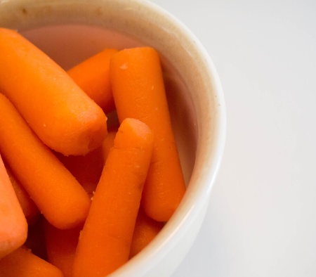 Crunchy Baby Carrotsの写真素材
