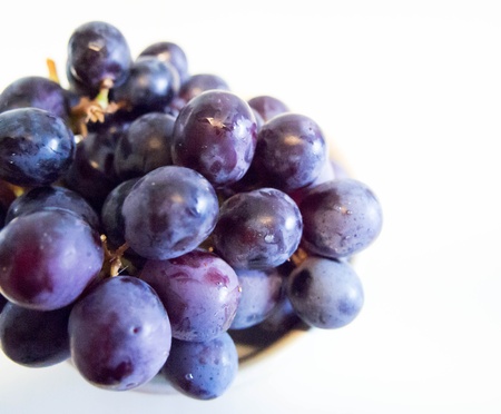 Sweet Black Grapesの写真素材