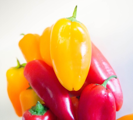 Crunchy Bell Peppersの写真素材