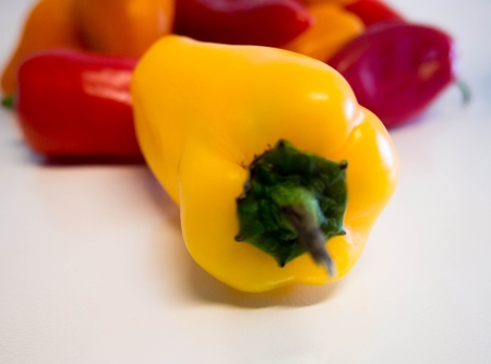 Crunchy Bell Peppersの写真素材