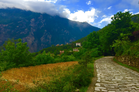 Mountain pathwayの写真素材