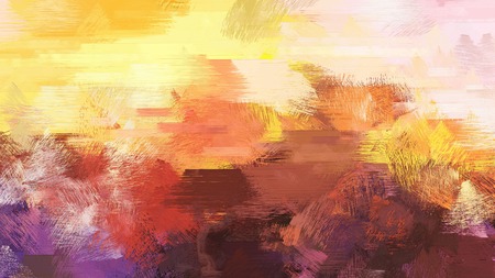 grunge dirty brush strokes background with burly wood, khaki and sienna colors. can be used for wallpaper, cards, poster or creative fasion design element.の写真素材