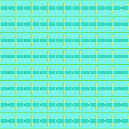 aqua marine, pastel green and turquoise geometric repeating patterns. can be used for textiles, fashion design, wallpaper or as texture.の写真素材