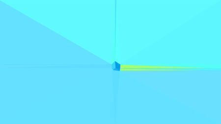 modern contemporary art with light sky blue, green yellow and deep sky blue colors. simple geometric background for poster, cards, wallpaper or texture.の写真素材