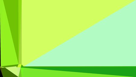 tea green, khaki and forest green color geometric triangle background. simple illustration trendy abstract for poster design, cards, wallpaper or texture.の写真素材